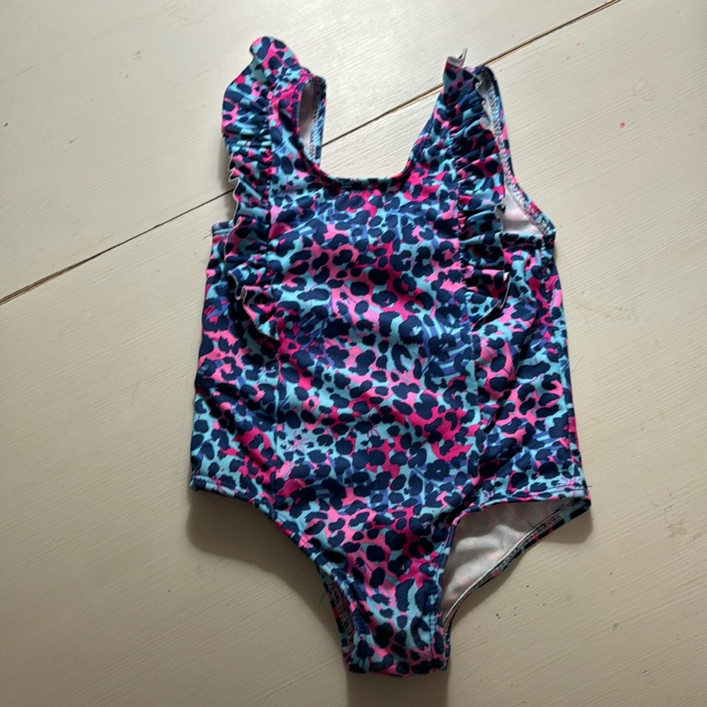 Animal print swim suit